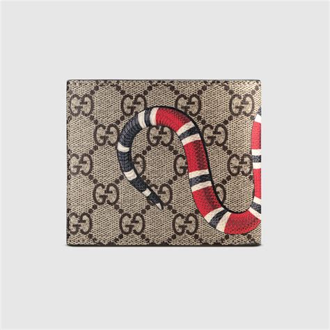 gucci serpent wallet|Gucci card wallet men's.